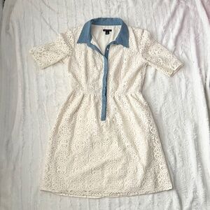 I heart ronson  White Button Women’s Dress